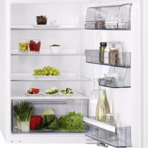 AEG SKS688ECAF 933019071 Einbaukühlschrank, Nischenhöhe: 88cm, 137L, Festtürtechnik, OptiSpace, Coolmatic, vollautomatisches Abtauen
