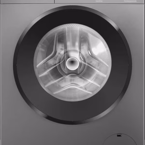 Bosch WGG244ZR10 Serie 6 9kg Frontlader Waschmaschine, 60 cm breit, 1400 U/Min, AquaStop, Fleckenautomatik, Steam Assist, Nachlegefunktion, Silber-schwarzgrau