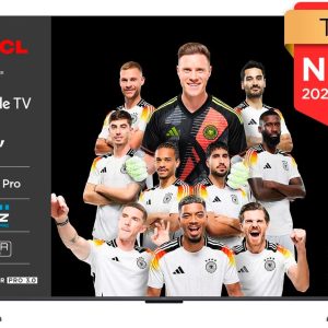 TCL 55T8BX3 QLED-Fernseher 139 cm/55 Zoll, 4K Ultra HD, Android TV, Google TV, Smart-TV, Apple TV, Onkyo, Gaming Fernseher, Dolby Vision
