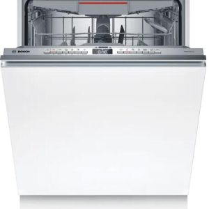 Bosch SBH4ECX21E Serie 4 XXL Vollintegrierter Geschirrspüler mit VarioScharnier für besondere Einbausituationen, 60 cm breit, 14 Maßgedecke, Aqua Stop, Besteckschublade, Efficient Dry