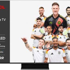 TCL 75C803GX1 Mini-LED-Fernseher 189 cm/75 Zoll, 4K Ultra HD, Google TV, Smart-TV, Dolby Vision, Apple TV, Multi-HDR, 144 Hz