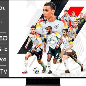 TCL 50C803GX1 Mini-LED-Fernseher 126 cm/50 Zoll, 4K Ultra HD, Google TV, Smart-TV